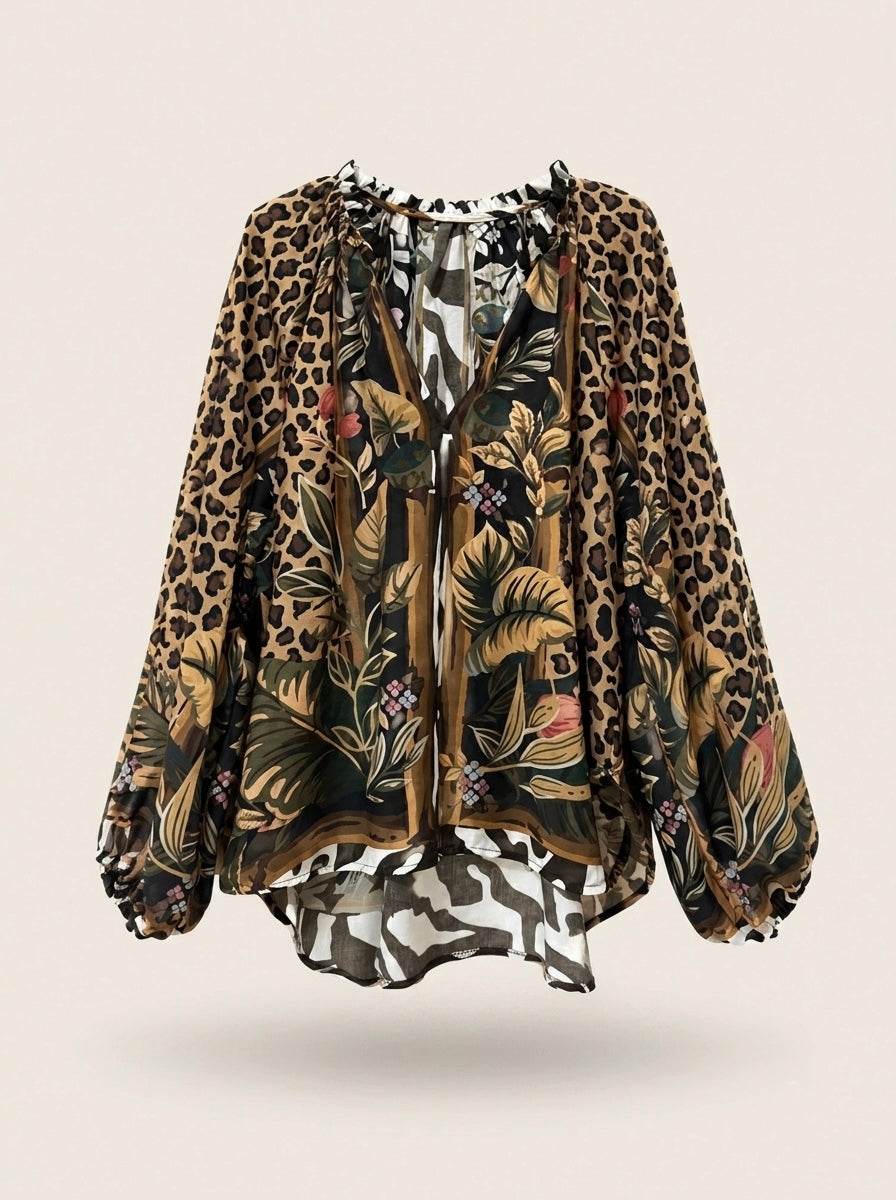 Jessica - Animal printed blouse