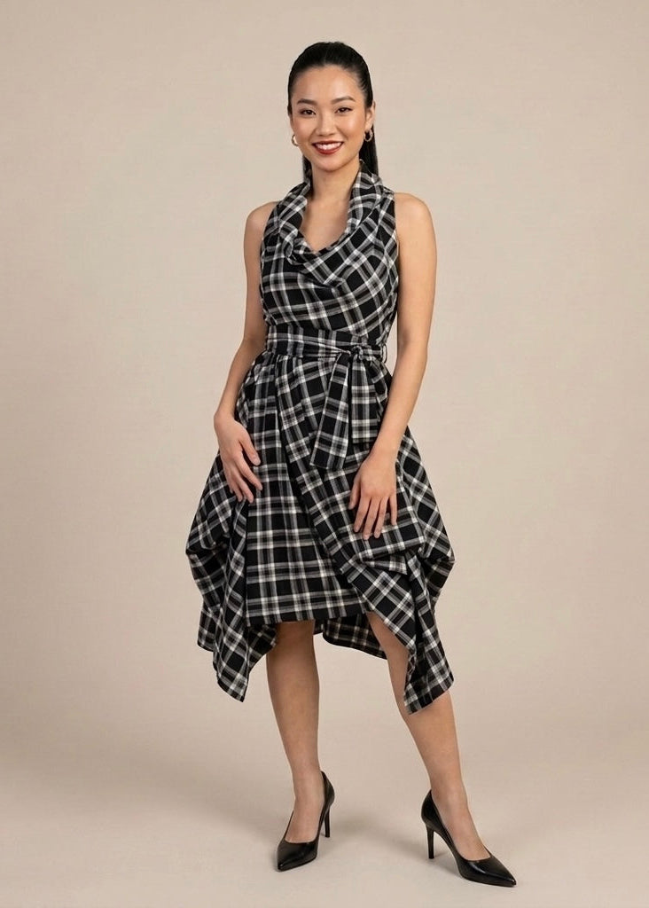 Bethany tartan dress