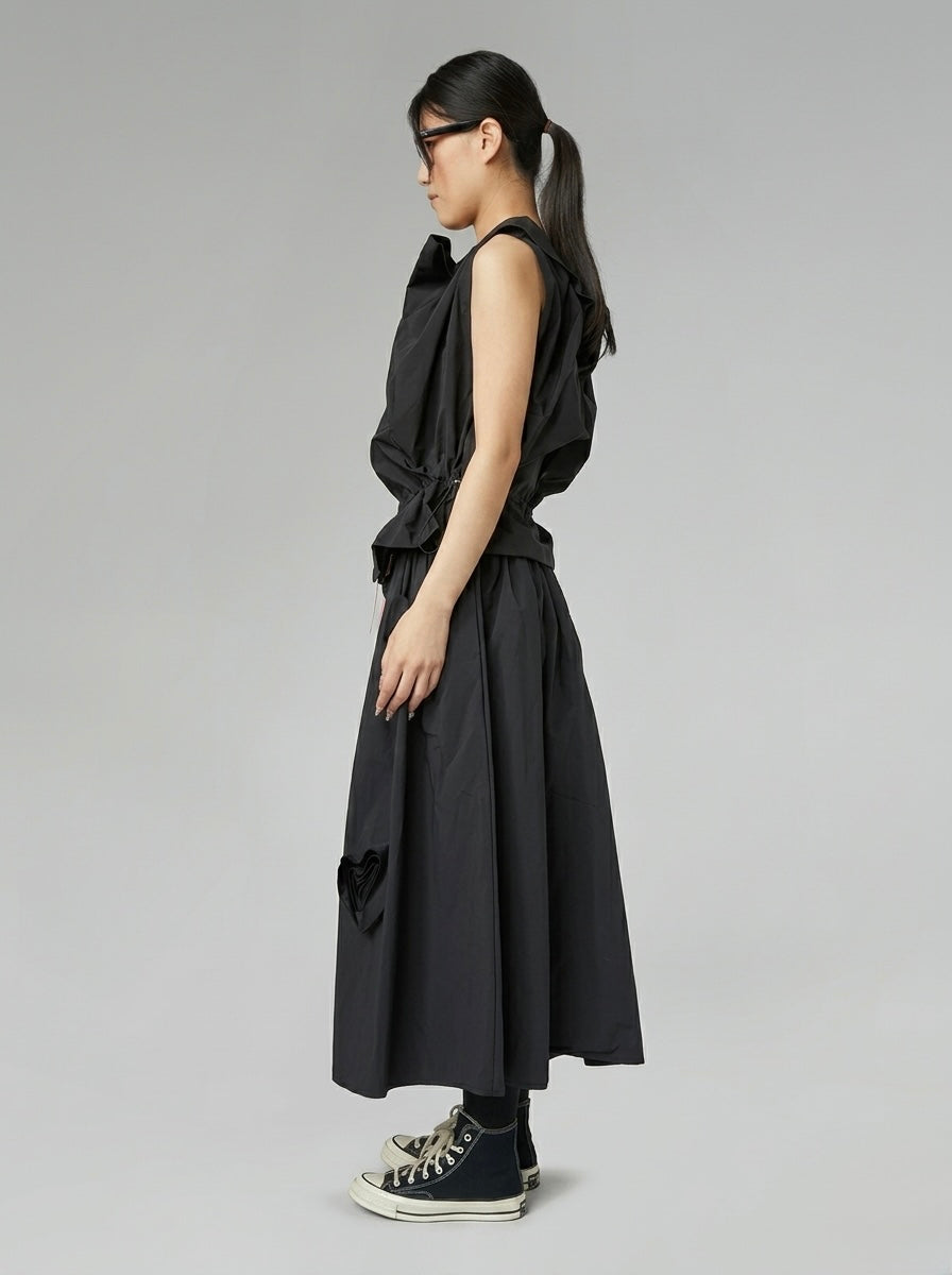 Rae - Taffeta gathered blouse