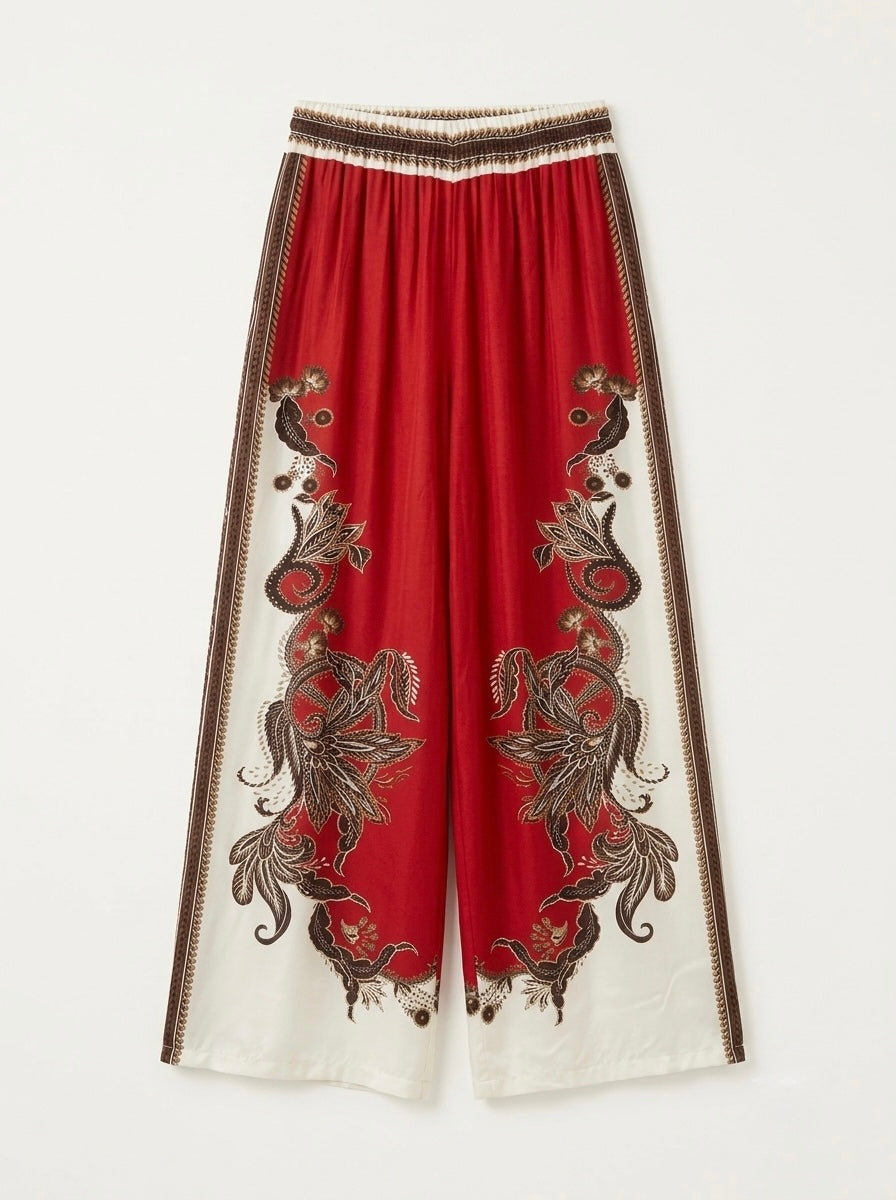 Bahamas - Printed halter neck trouser suit