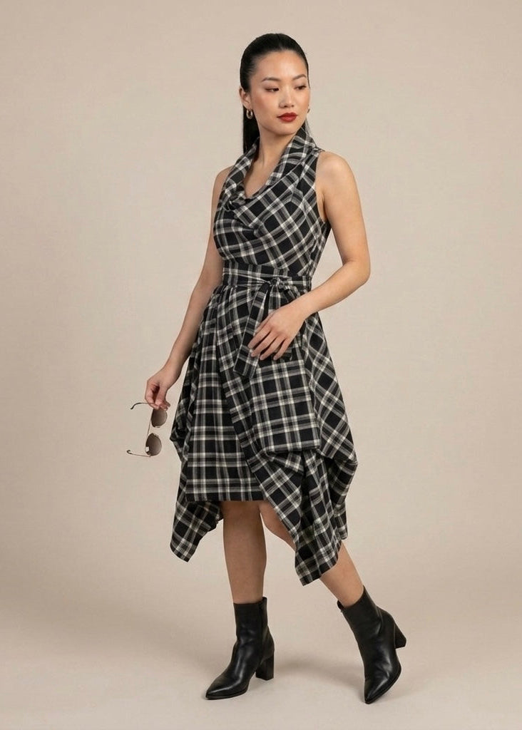 Bethany tartan dress