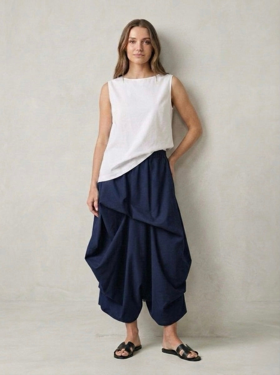 Robbie - Pintuck harem trouser