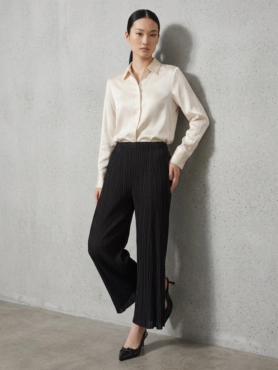 Mikaela Pleated 3/4 trouser