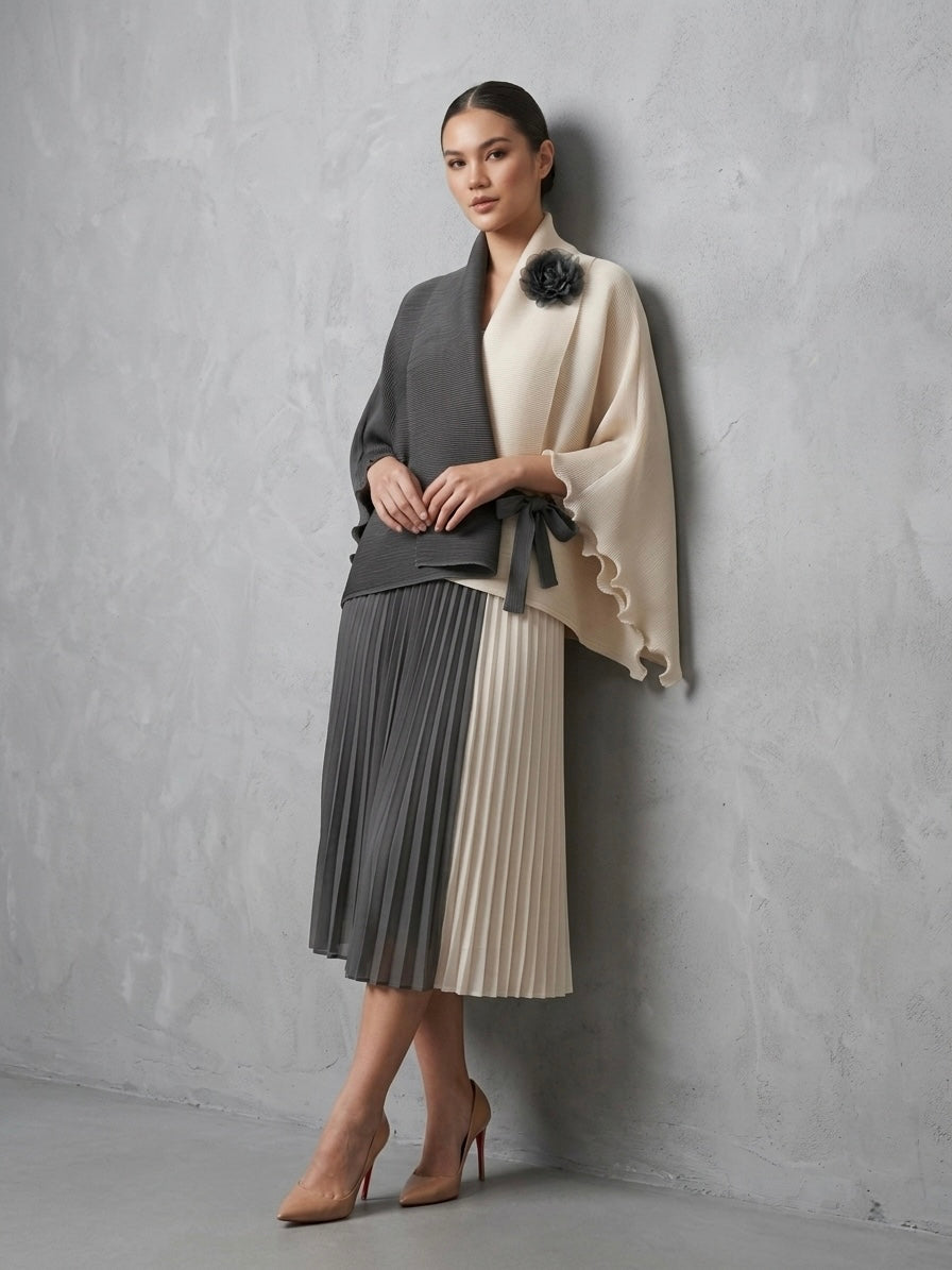 Felicity - Pleat jacket & skirt