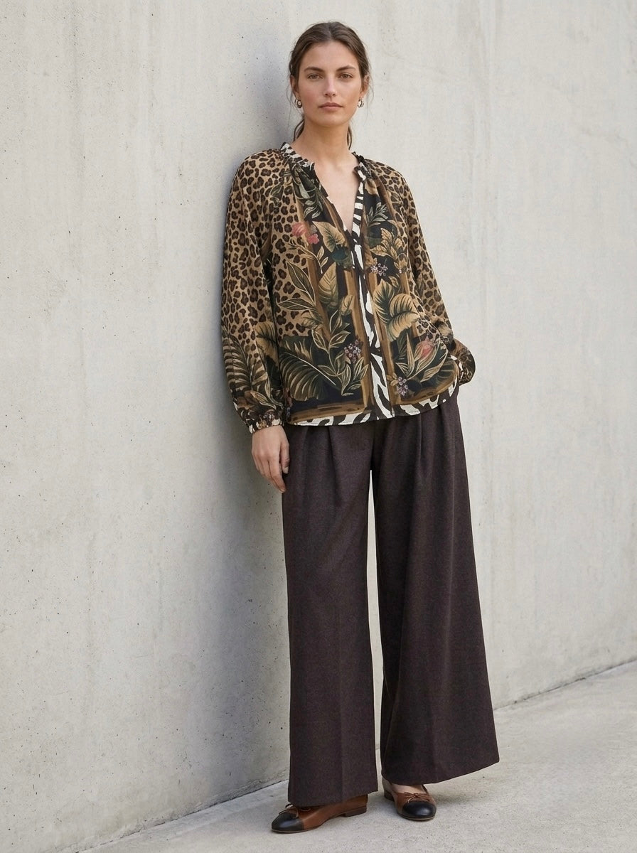 Jessica - Animal printed blouse