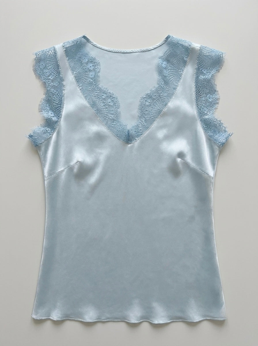 Lacey - Lace trim cami top