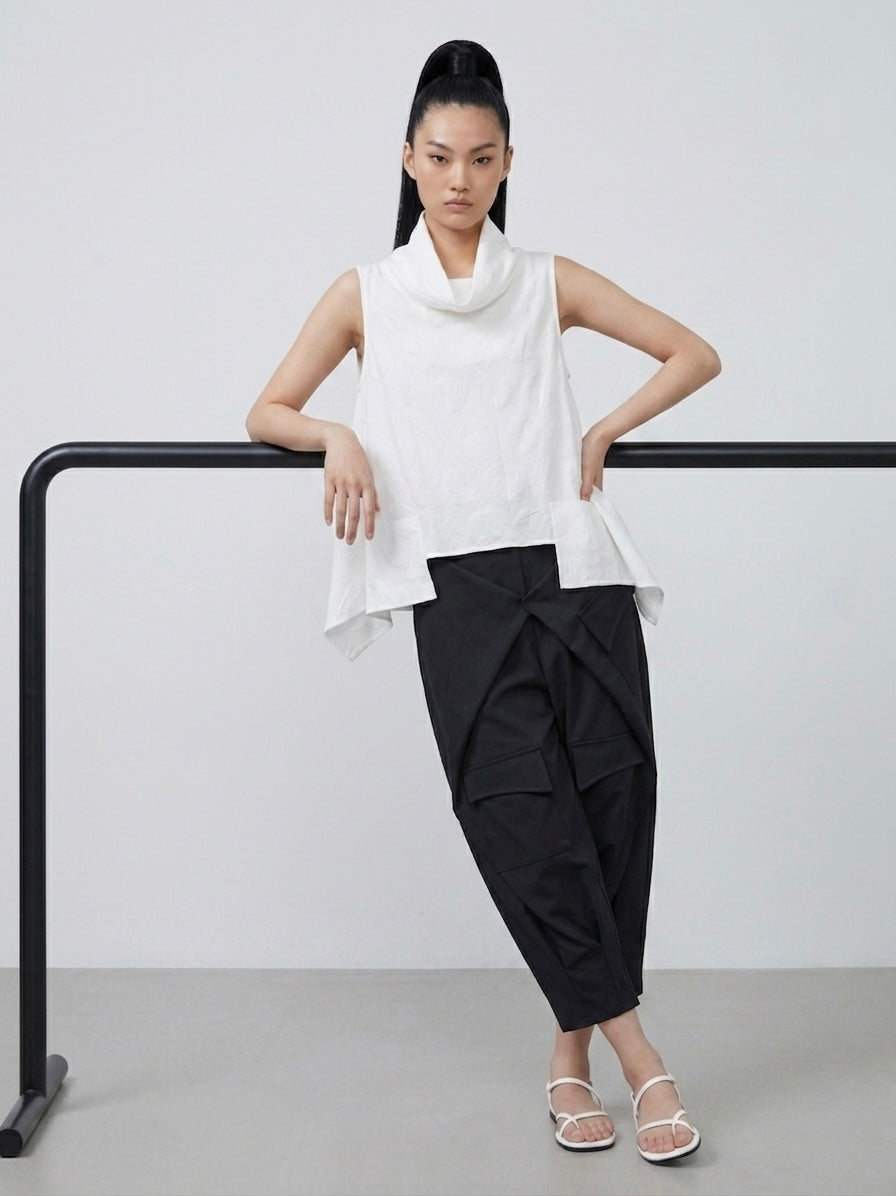 Mora - High neck blouse