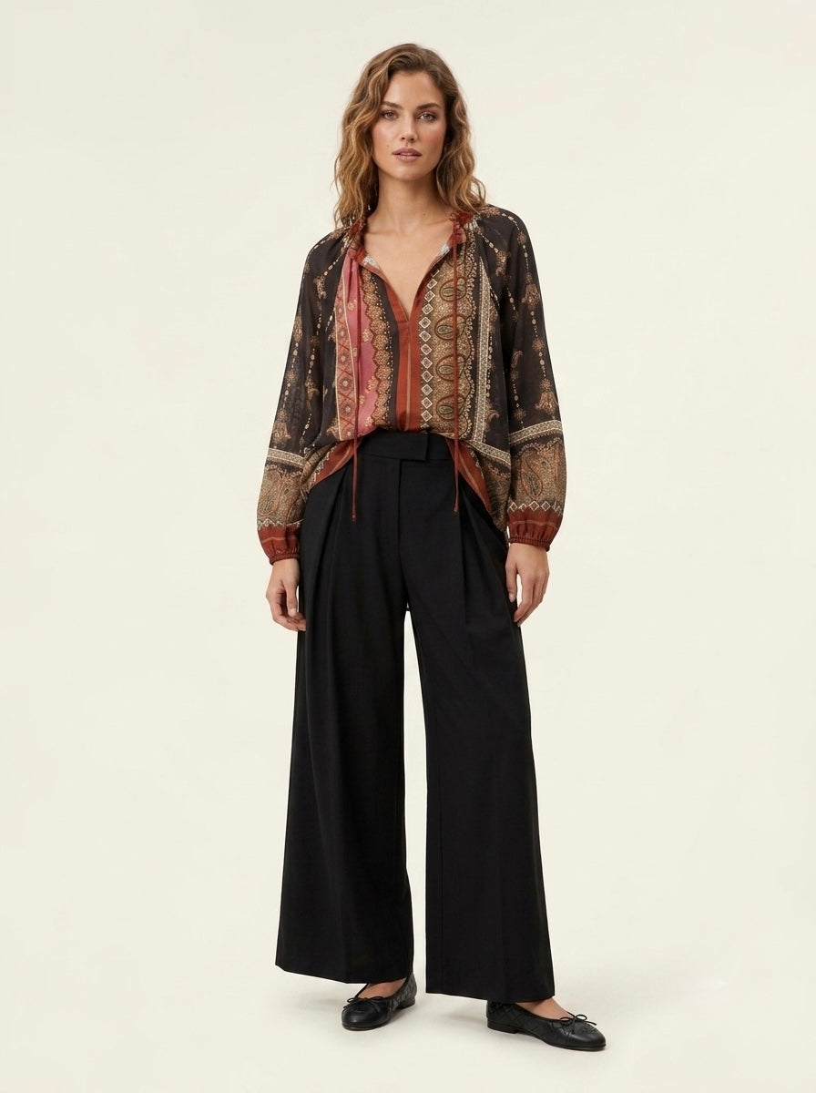 Jessica - Paisley printed blouse