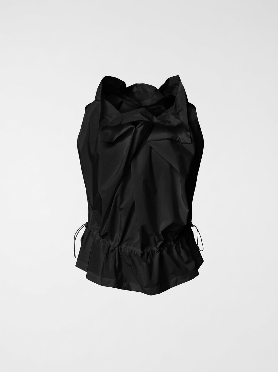 Rae - Taffeta gathered blouse