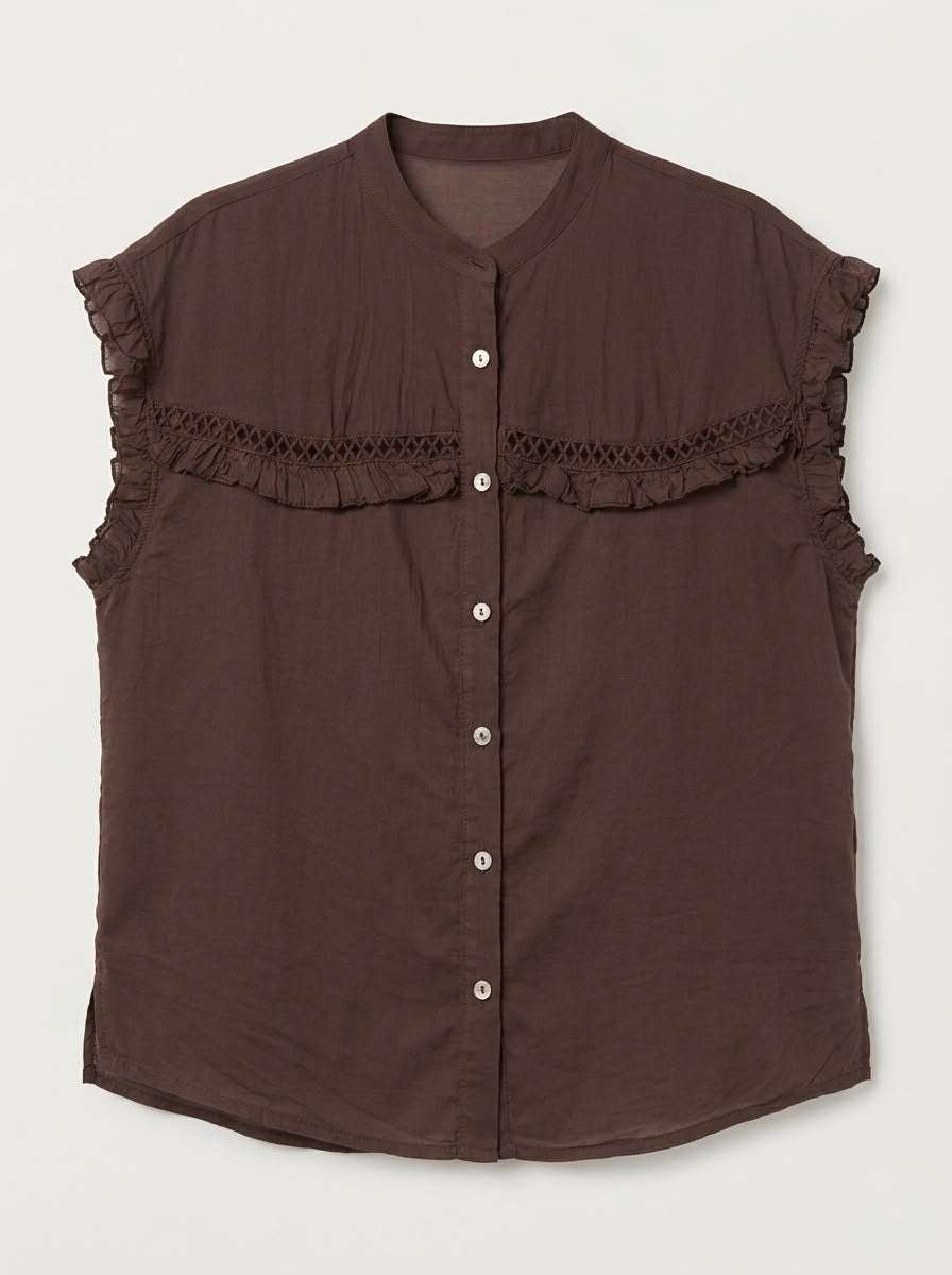 Louise - Cotton voile blouse
