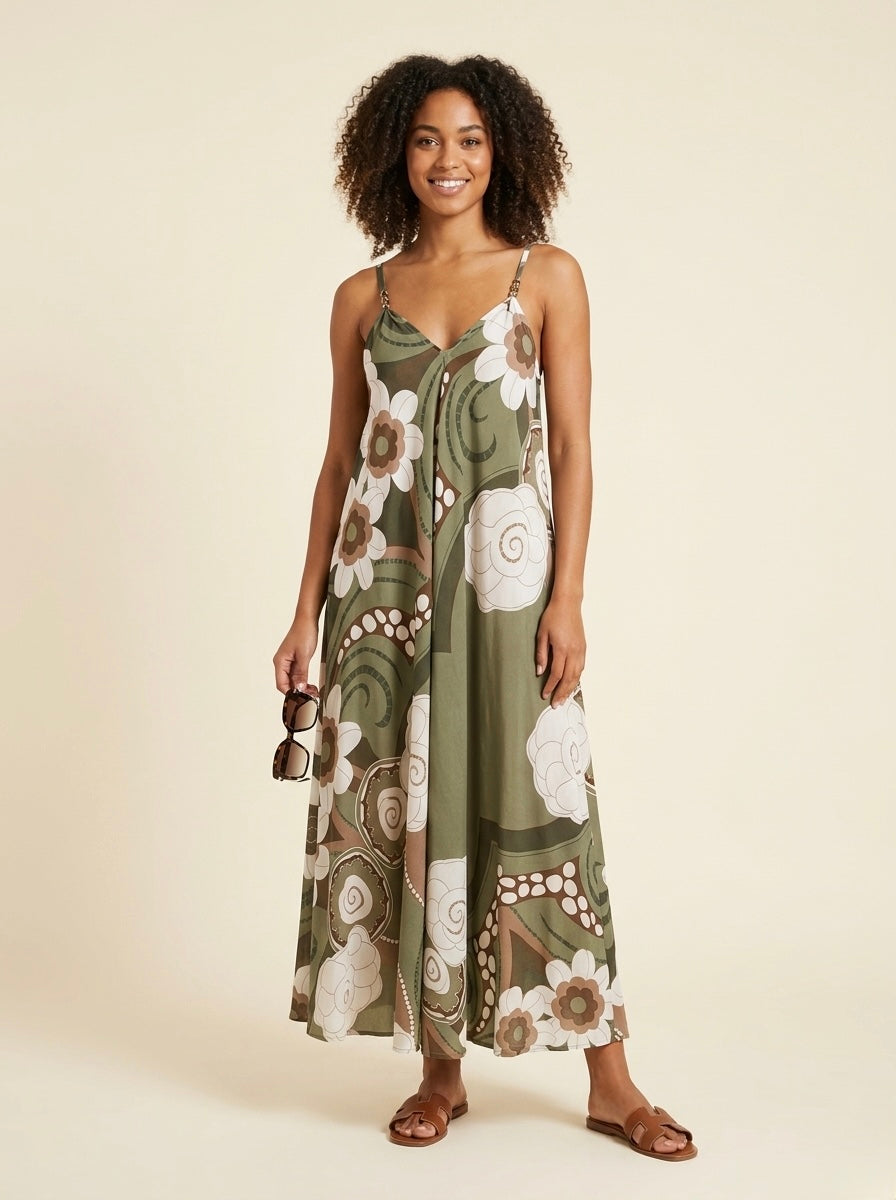 Thea - Printed maxi dress