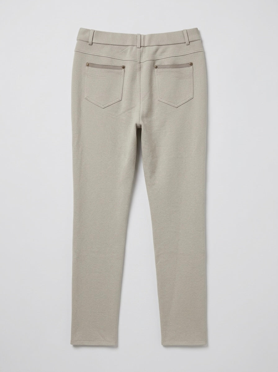 Selena beige print trouser