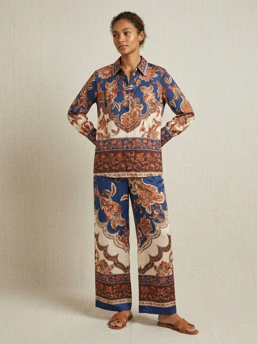 Trinidad- Printed trouser set