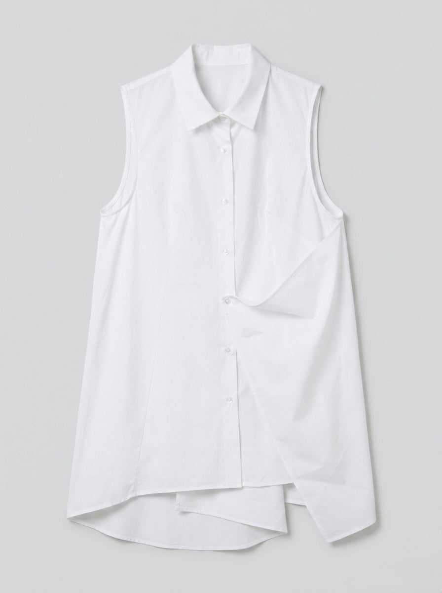 Manila - asymmetric wrap shirt