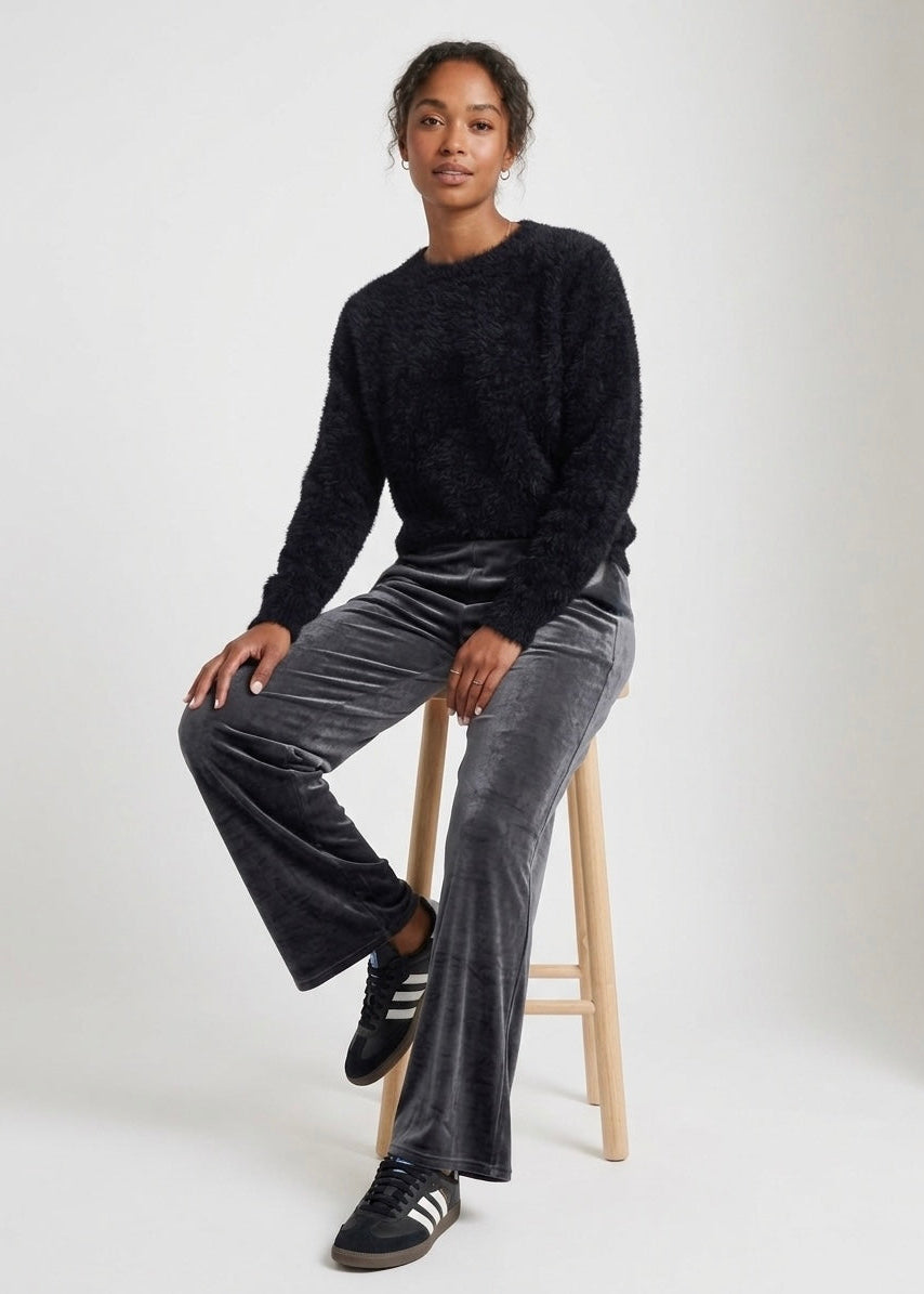Guax velvet trouser Slate Grey