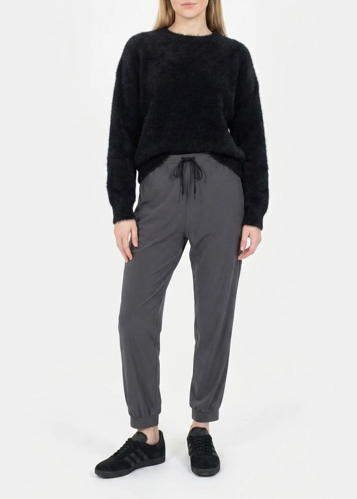 Margot track stretch grey trousers