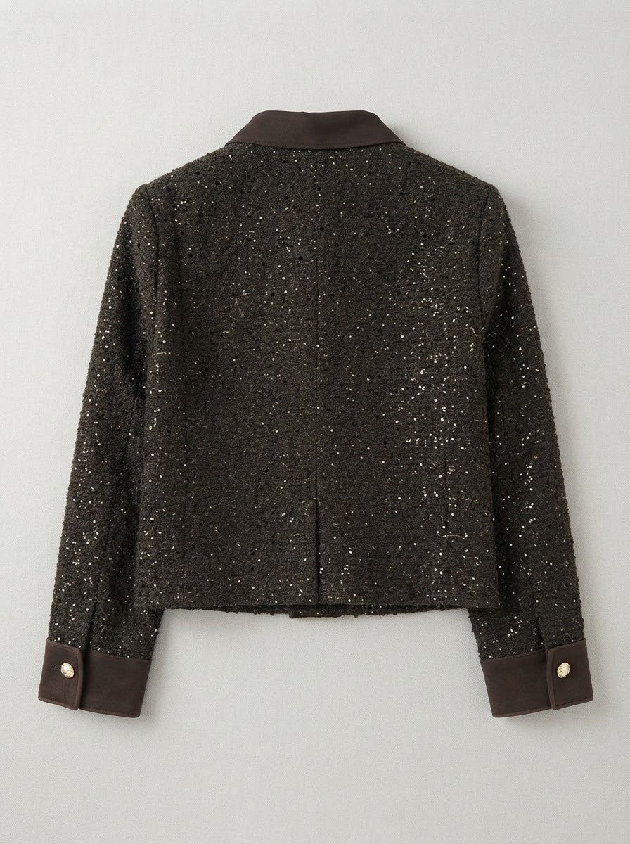 Cindi - Tweed sequin jacket