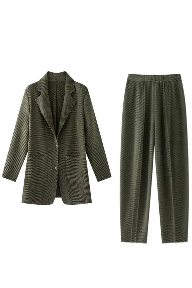 Abel - Chevron pleat jacket