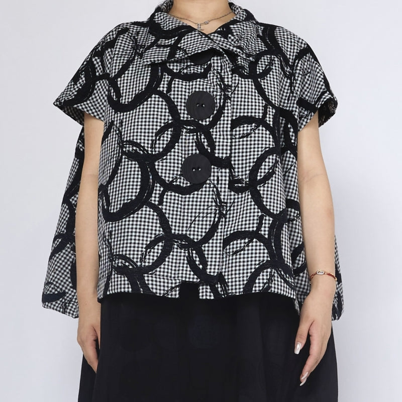 Taylor - Linked circle print jacket