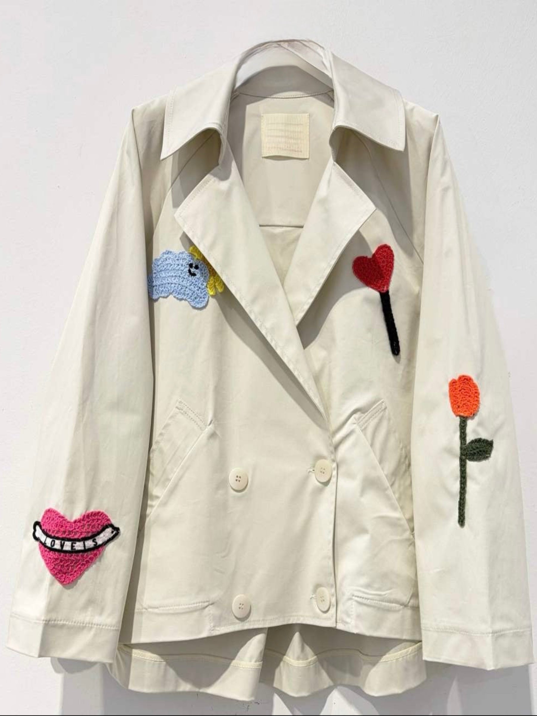 Valentine - Motif trench jacket