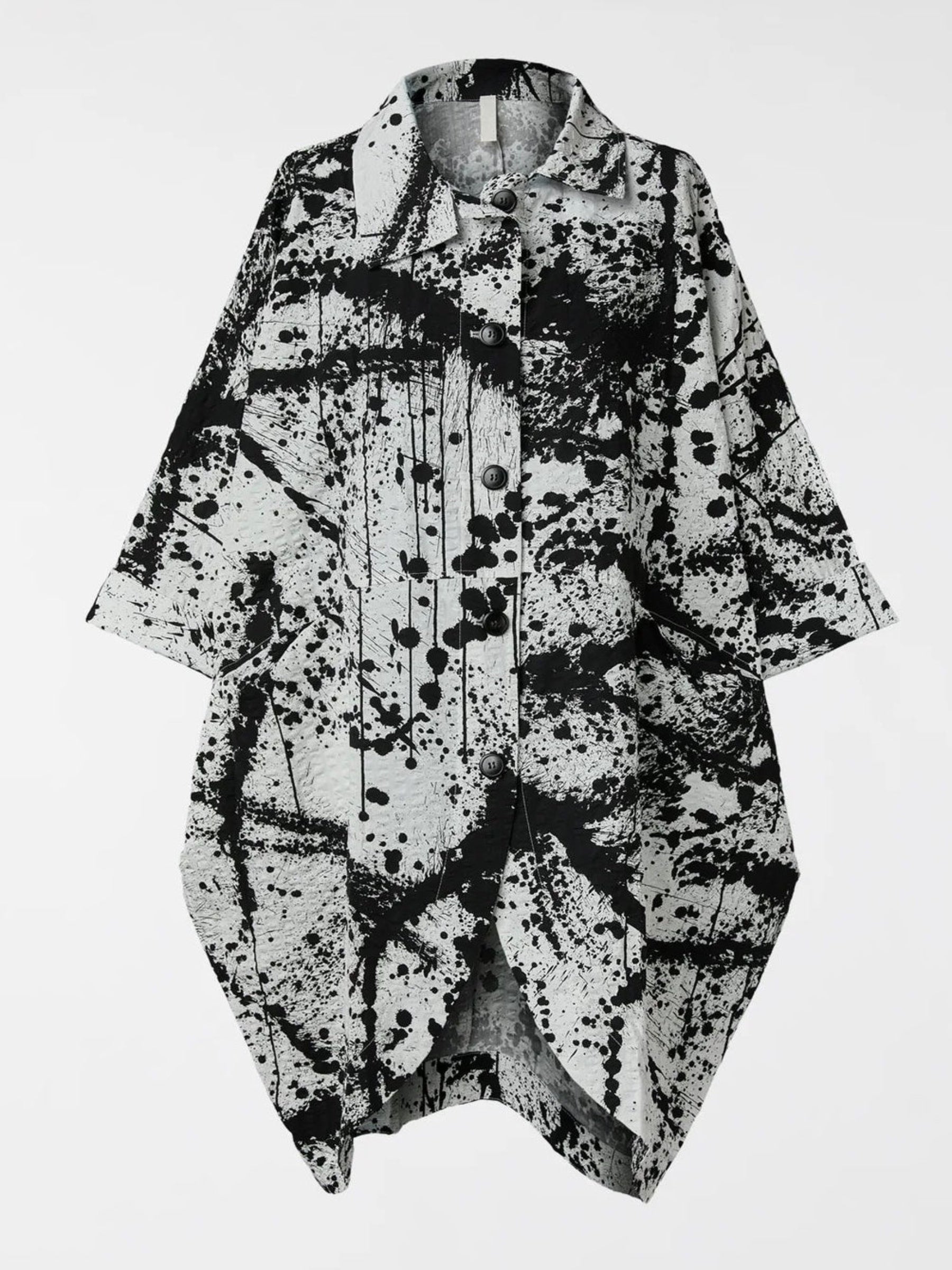 Sabrina - Paint splash midi jacket