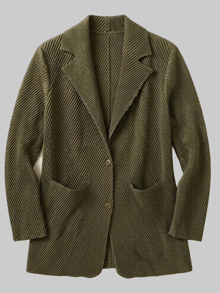 Abel - Chevron pleat jacket