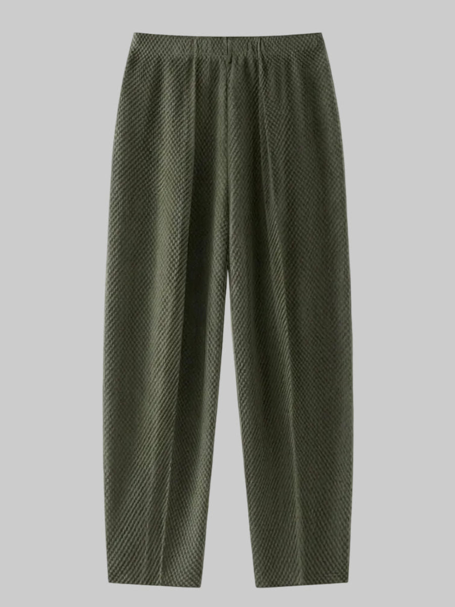 Abel - Chevron pleated trouser