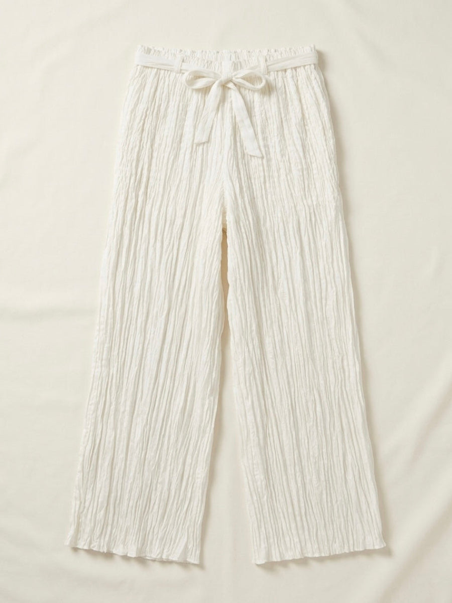 Mollie - Crinkle pleat trouser