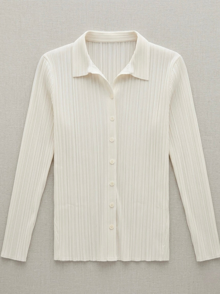 Logan - Pleated shirt