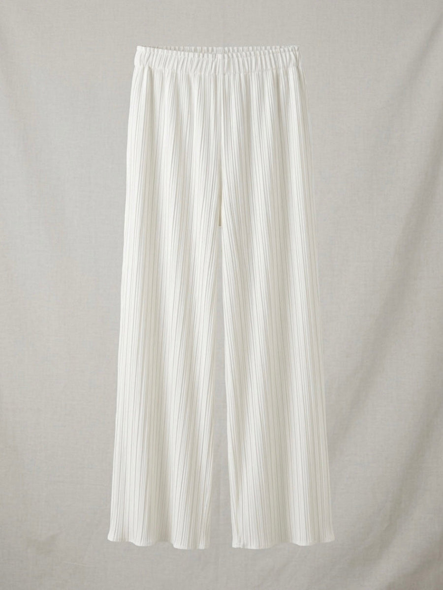 Logan - Pleated split ankle trouser