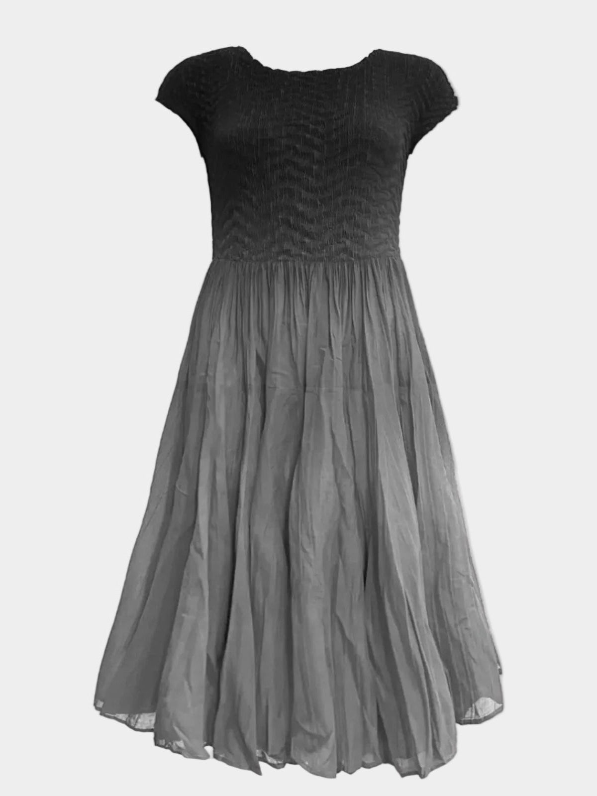 Marlin - Gradient pleated dress
