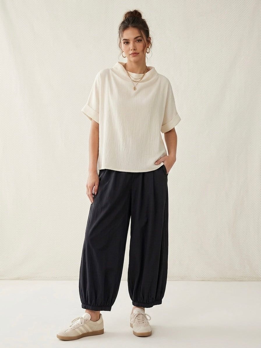 Josie - Contrast stitch trouser
