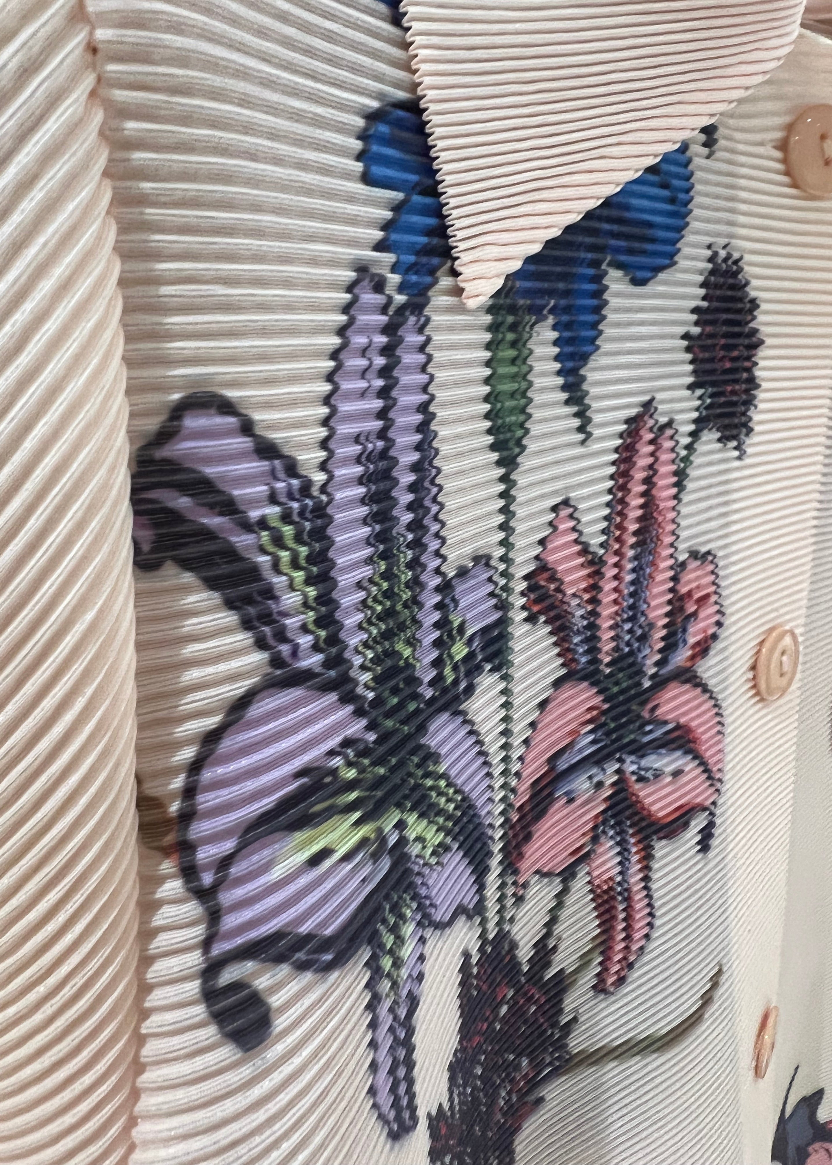 Monroe - Pleated print jacket