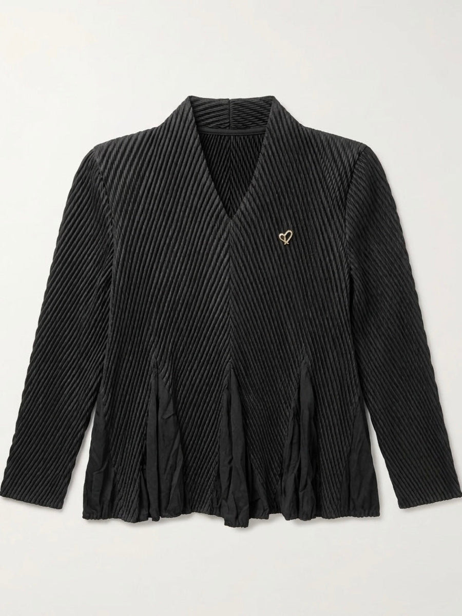 Kane - Inverted pleated top