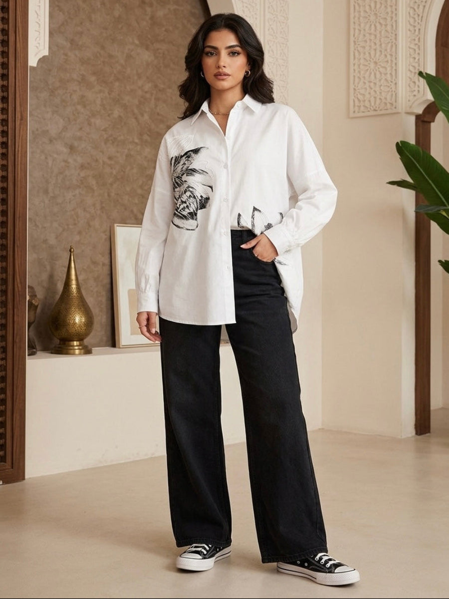 Dalia - Lily embroidered shirt