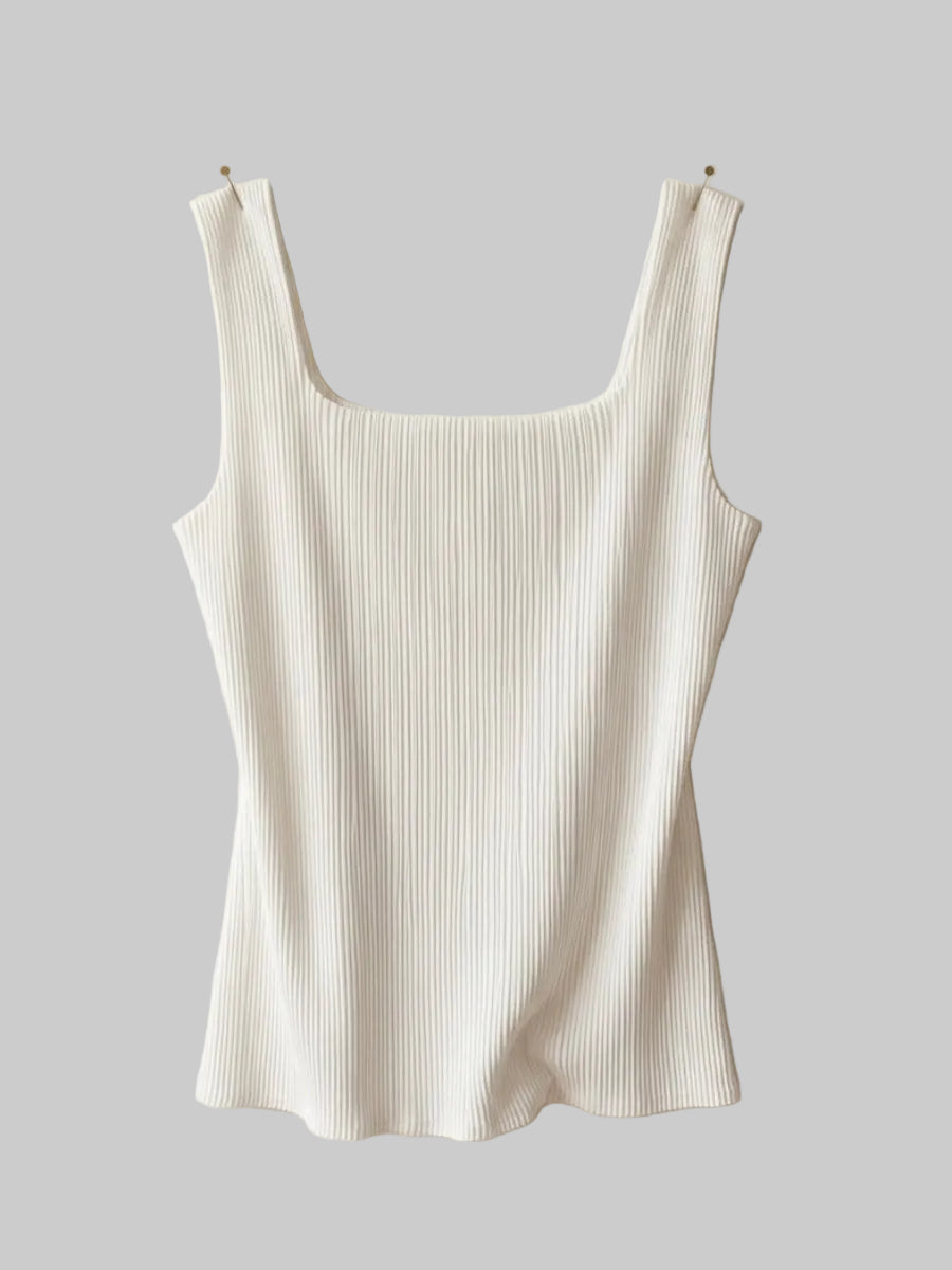 Logan - Pleated vest top