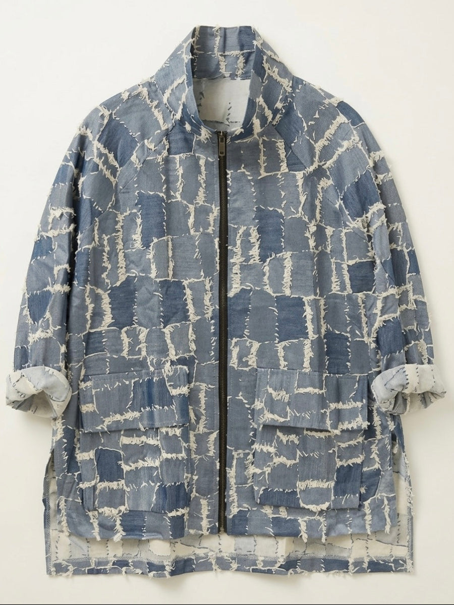 Sienna - Denim patchwork jacket