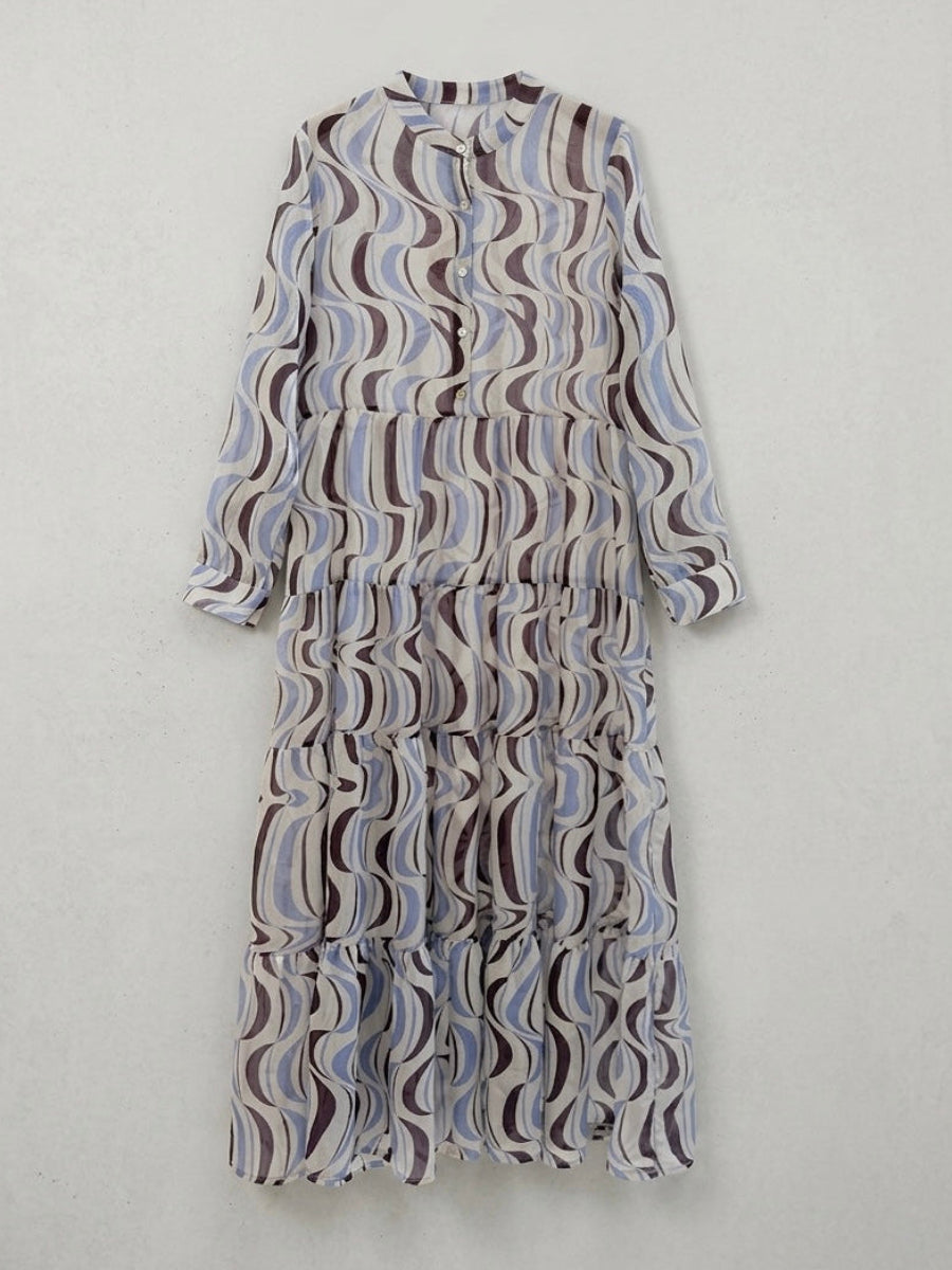 Jennah - Silk blend maxi dress