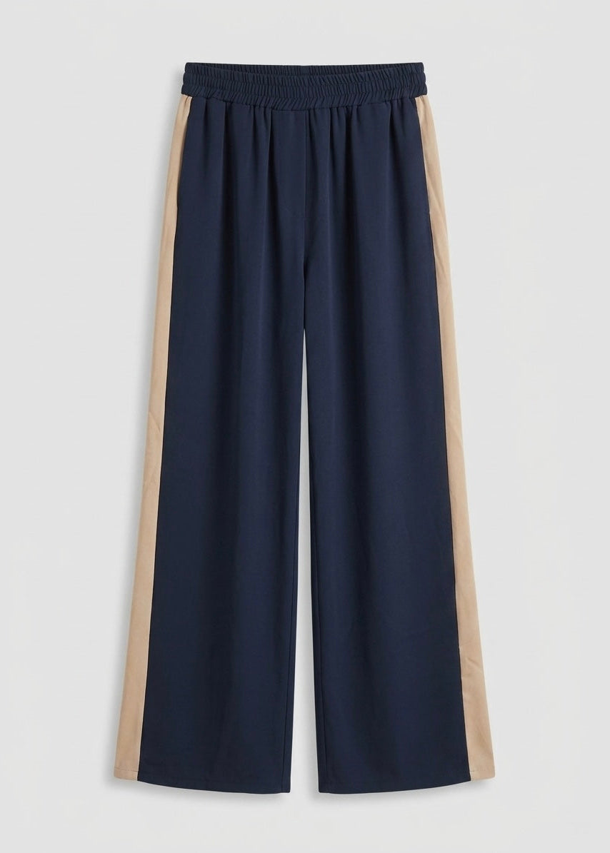 Matilda - Side stripe crepe trouser