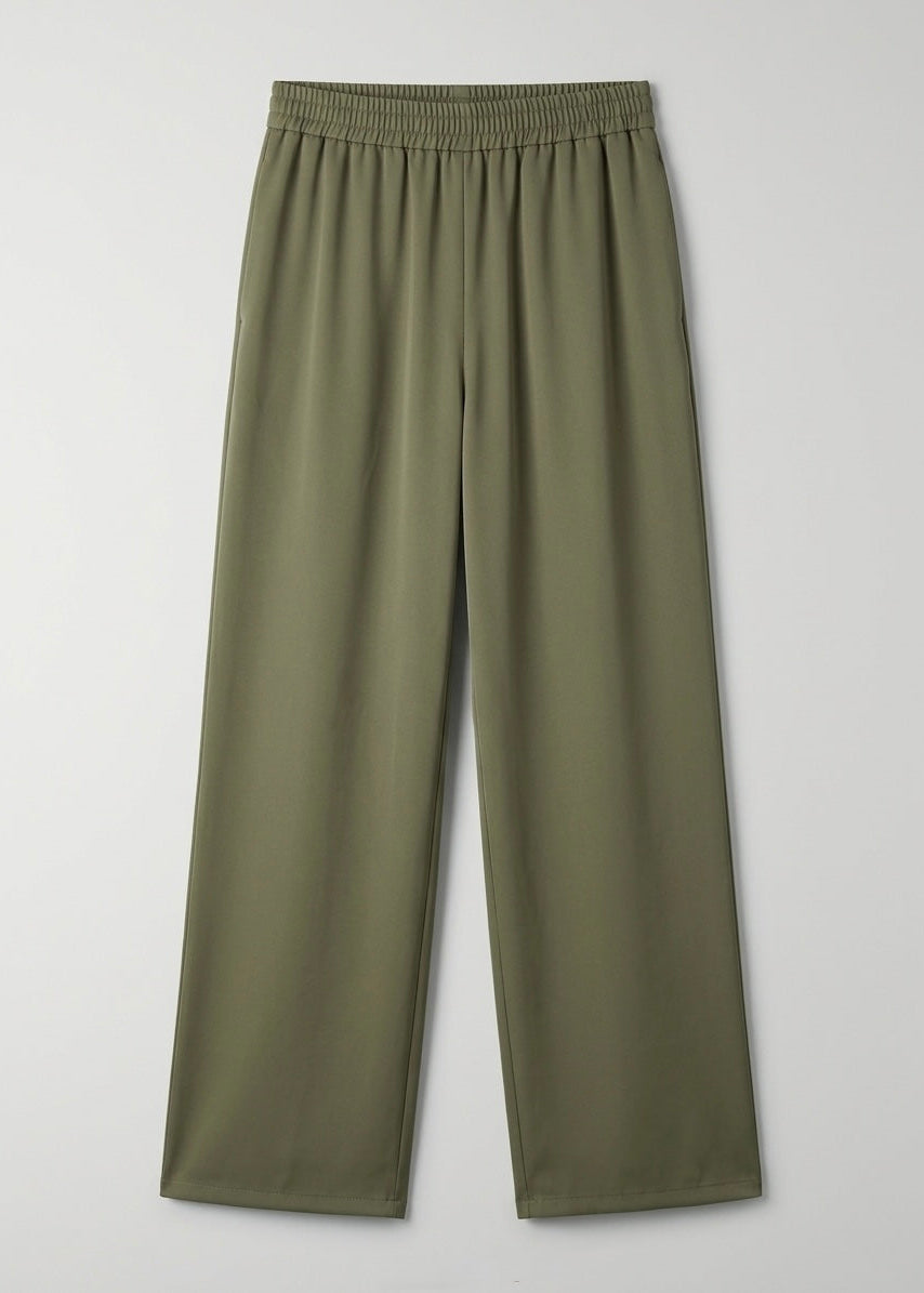 Blake - crepe trouser khaki