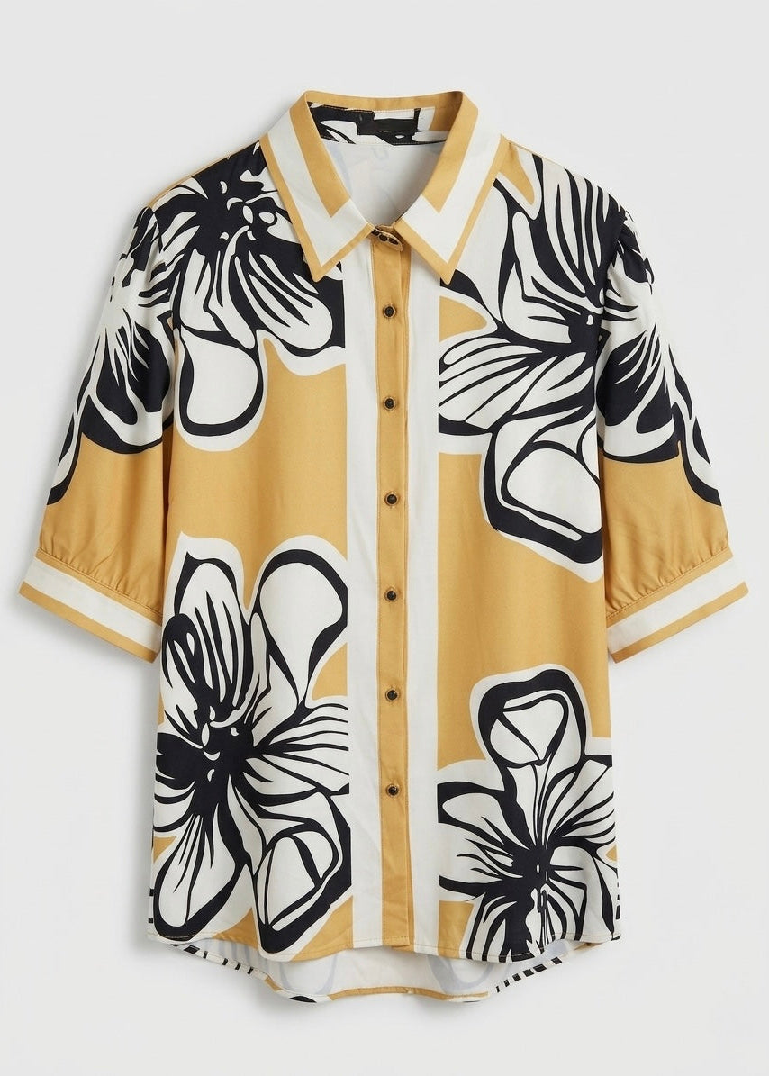 Santi - Floral printed shirt