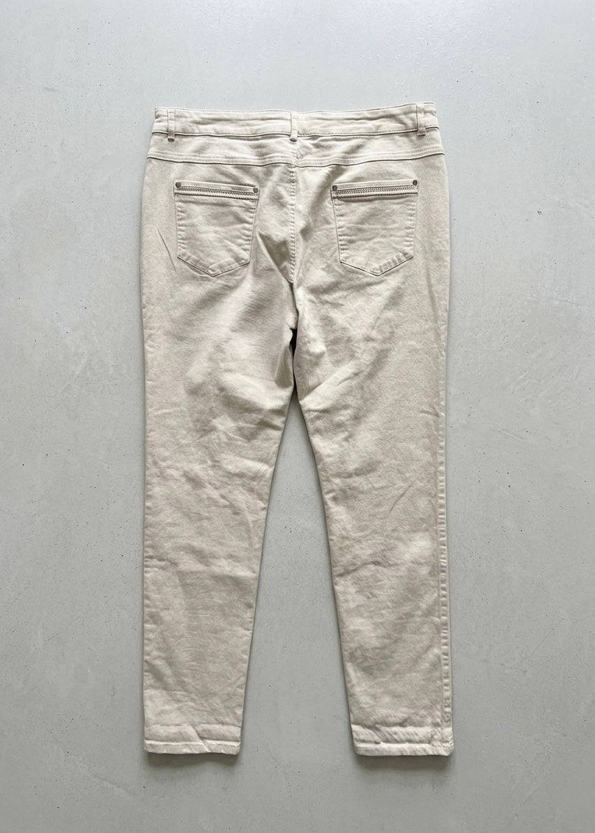 Frances stone straight leg stretch cotton jean