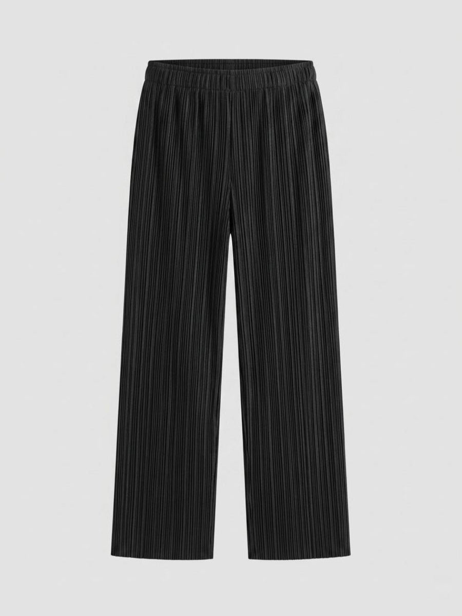 Logan - Pleated split ankle trouser