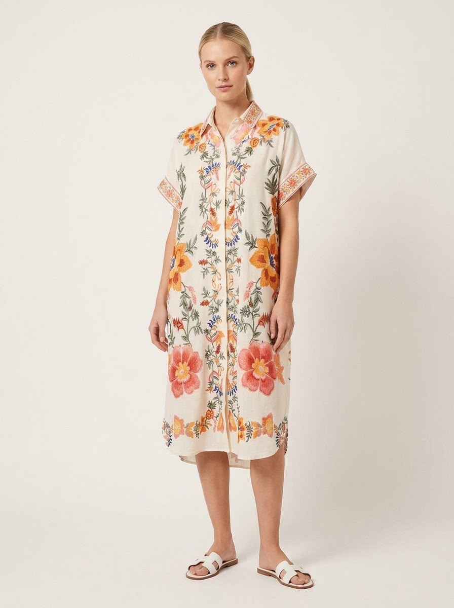 Jennifer - Printed oversize dress