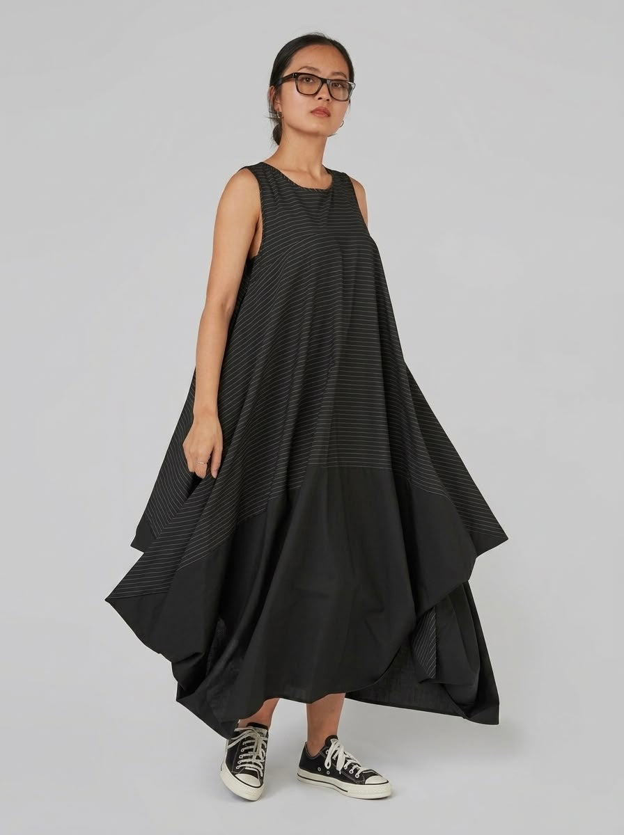 Vivian - Pinstripe dress
