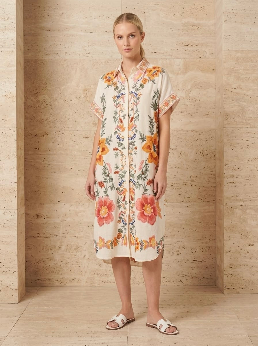 Jennifer - Printed oversize dress