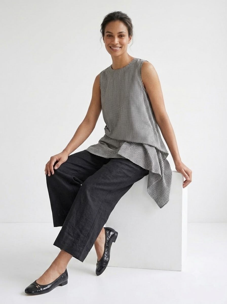 Virginia - Gingham blouse
