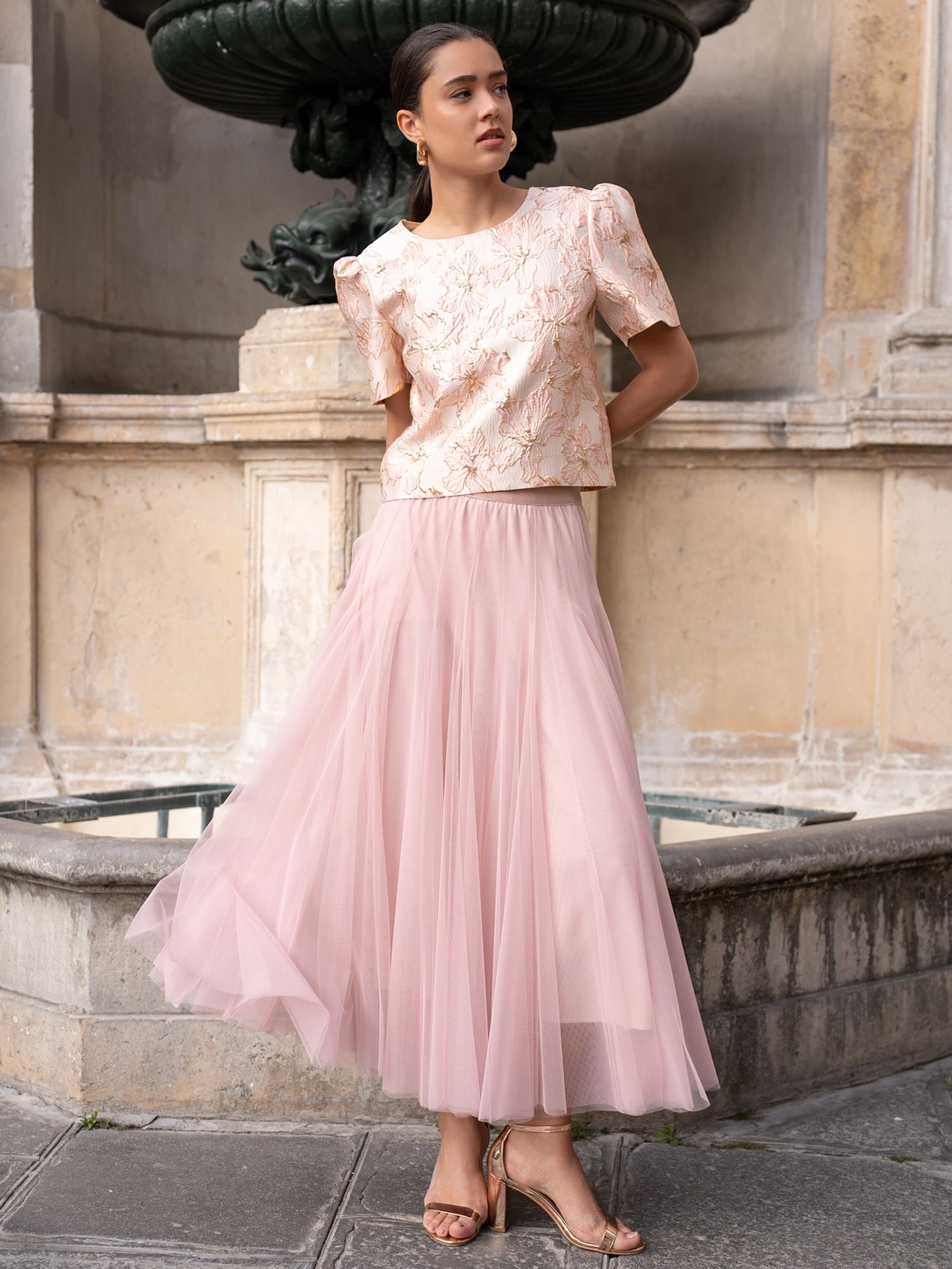 Shayla - Brocade top