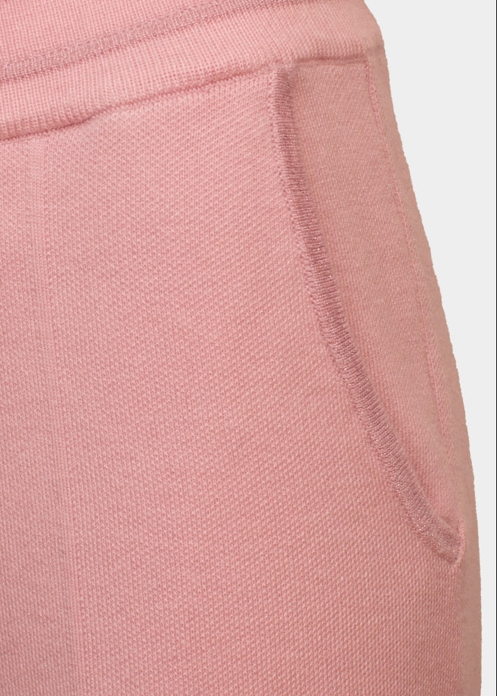 Tillie Seam front knit trousers pink