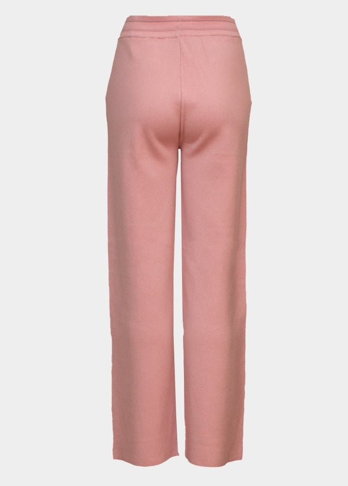 Tillie Seam front knit trousers pink